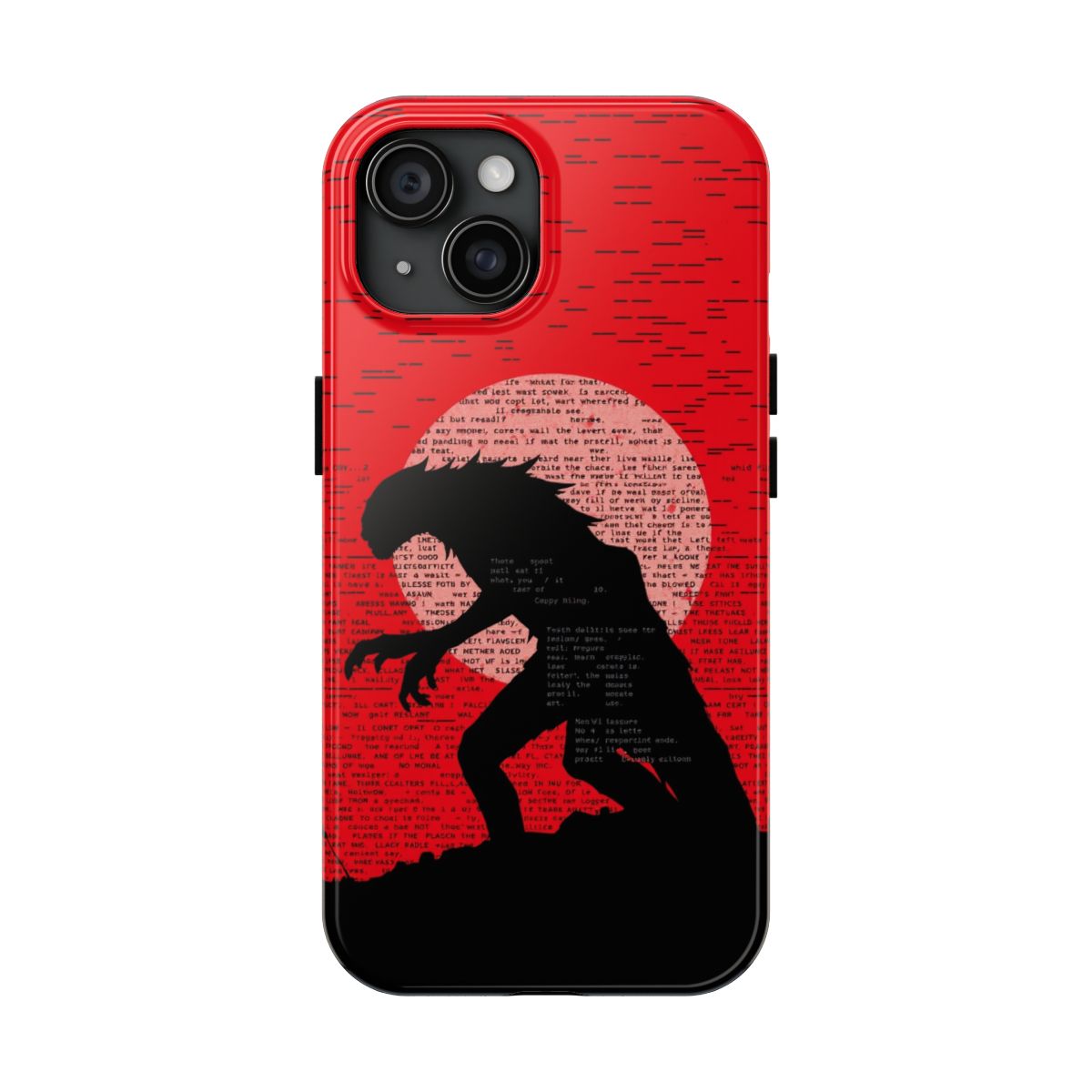 Mothman Silhouette — iPhone 17 Pro Max case
